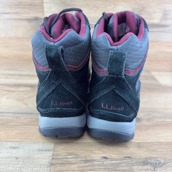 LL Bean Outdoor Lace Up Trail Hiking Boot Womens Size 9.5 Wide  Black Gr… - Picture 7 of 10